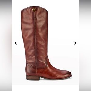 Frye Melissa Button Wide Calf Boot - cognac